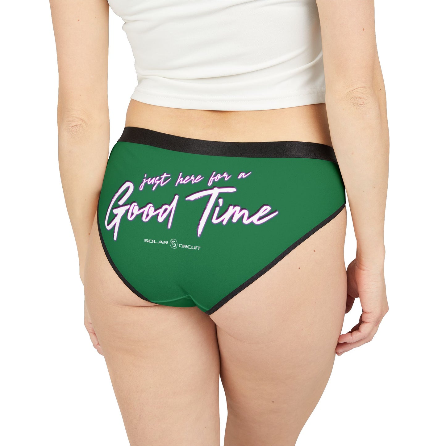 Undies: Good Time [Green, Womens]