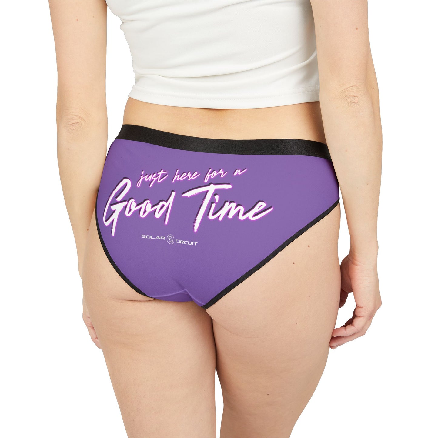 Undies: Good Time [Purple, Womens]