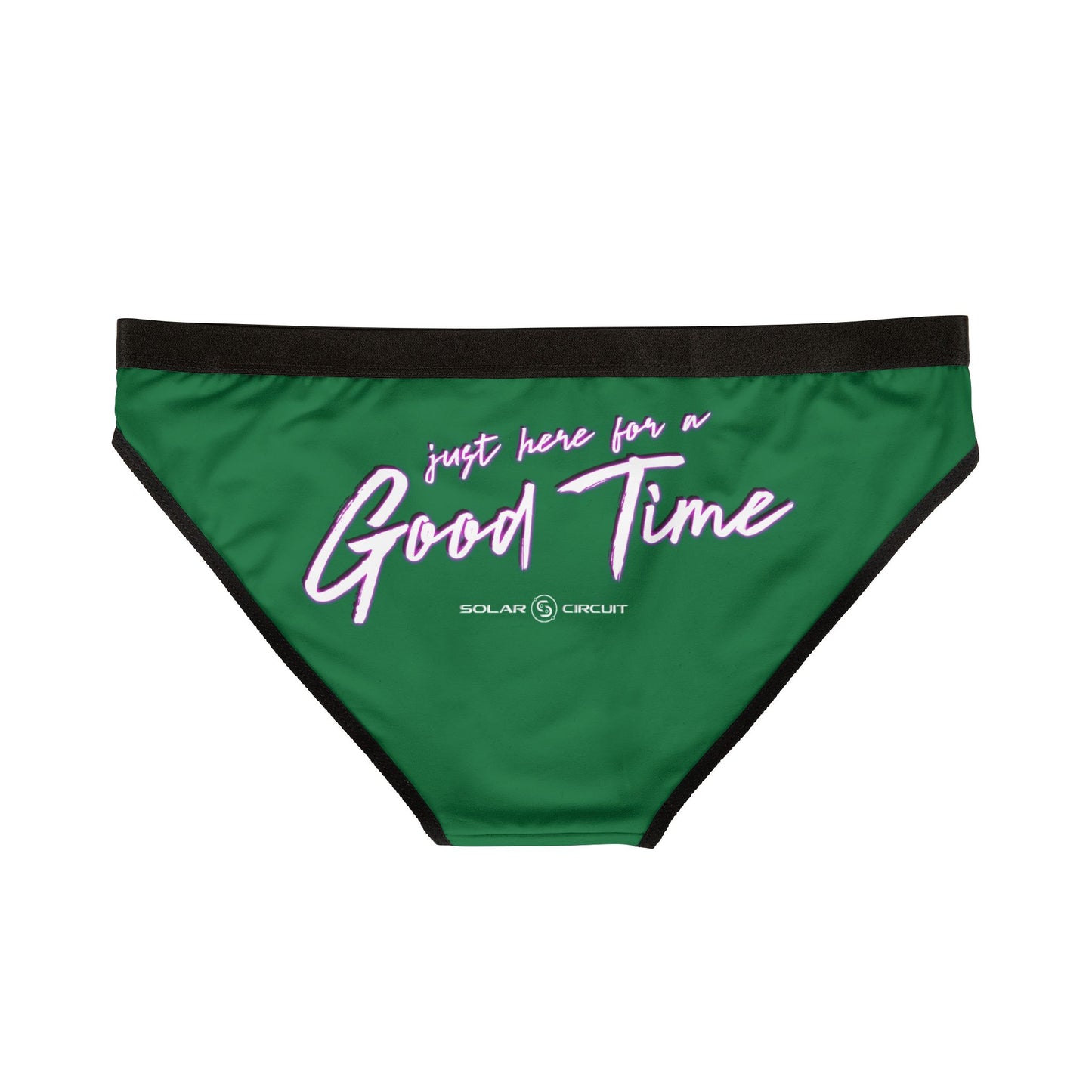 Undies: Good Time [Green, Womens]